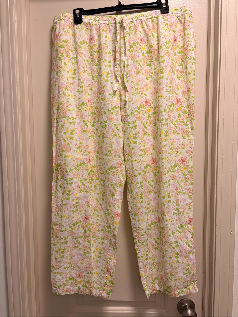 Ella Simone Floral Lounge Pajama Pants Women’s Size XL Cottagecore Pastel